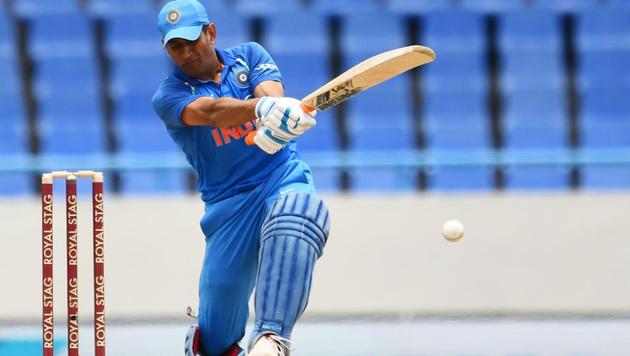 MS Dhoni’s 79-ball 78* helped India beat West Indies by 93 runs in Antigua to take 2-0 lead in five ODI away series. (AFP) MS Dhoni’s 79-ball 78* helped India beat West Indies by 93 runs in Antigua to take 2-0 lead in five ODI away series. (AFP)