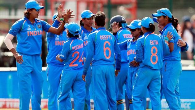 Riding on Ekta Bisht’s second five-wicket haul, India thrashed Pakistan by 95 runs to register their third consecutive win in the ICC Women’s World Cup 2017. Get full cricket score of India vs Pakistan, ICC Women’s World Cup, here(Reuters)