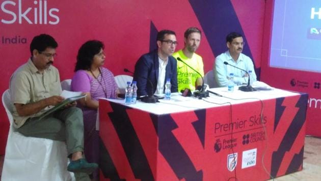 British Council India Director Alan Gemmel speaks to the media during a recent press meet. (HT Photo) British Council India Director Alan Gemmel speaks to the media during a recent press meet. (HT Photo)