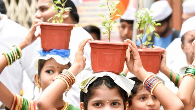 The Warkari tradition has been part of Hindu culture in Maharashtra since the thirteenth-century CE. This year, Aashadhi Ekadashi falls on July 4. (Kunal Patil/HT Photo) 