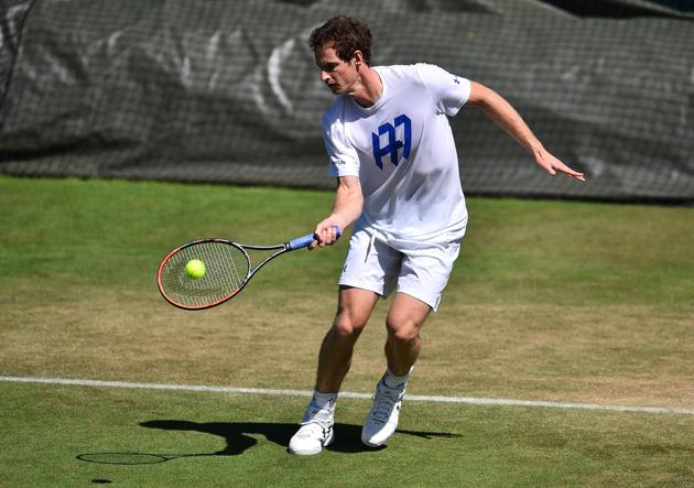 Andy Murray’s fitness issues might be a concern, but the defending Wimbledon champion and World number 1 is the undisputed favourite for this tournament. (AFP)