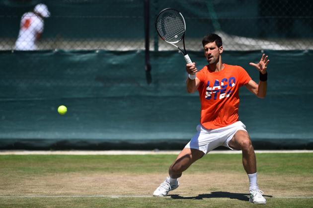 Novak Djokovic is in a bit of a downward career spiral right now but he remains a dangerous customer on any surface. (AFP)