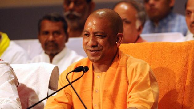 UP chief ministerYogi Adityanath prayed at the makeshift Ram temple in Ayodhya this May. (Subhankar Chakraborty/HT PHOTO) UP chief ministerYogi Adityanath prayed at the makeshift Ram temple in Ayodhya this May. (Subhankar Chakraborty/HT PHOTO)