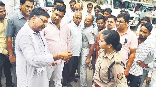 Shreshtha Thakur was transferred to Bahraich a week after the incident following a meeting of a delegation of the party’s 11 MLAs and MP with chief minister Yogi Adityanath over the issue.