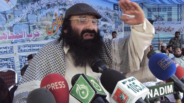 Asserting that Kashmir was his ‘home’, the Hizbul chief stated that the Valley was witnessing an uprising since the killing of Burhan Wani. (PTI File Photo) Asserting that Kashmir was his ‘home’, the Hizbul chief stated that the Valley was witnessing an uprising since the killing of Burhan Wani. (PTI File Photo)