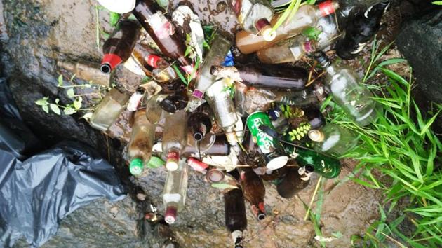 The trash found at the spot. The trash found at the spot.