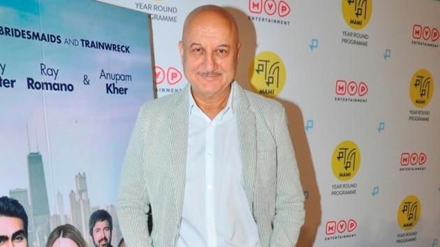 Anupam Kher during the screening of the film The Big Sick in Mumbai. (IANS) Anupam Kher during the screening of the film The Big Sick in Mumbai. (IANS)