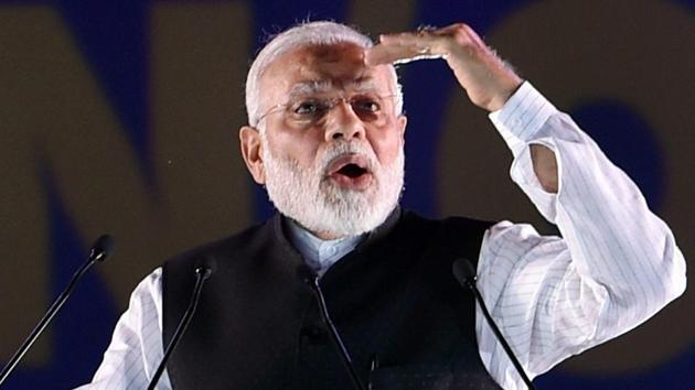 Prime Minister Narendra Modi begins his three-day visit to Israel on Tuesday.(PTI Photo) Prime Minister Narendra Modi begins his three-day visit to Israel on Tuesday.(PTI Photo)