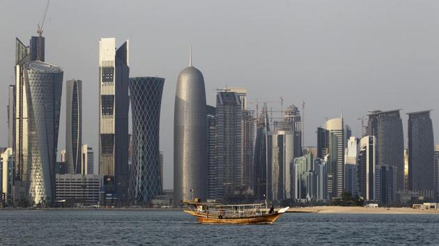 FILE - In this Thursday Jan. 6, 2011 file photo, a traditional dhow floats in the Corniche Bay of Doha, Qatar, with tall buildings of the financial district in the background. Qatar likely faces a deadline this weekend to comply with a list of demands issued to it by Arab nations that have cut diplomatic ties to the energy-rich country, though its leaders already have dismissed the ultimatum. (AP) FILE - In this Thursday Jan. 6, 2011 file photo, a traditional dhow floats in the Corniche Bay of Doha, Qatar, with tall buildings of the financial district in the background. Qatar likely faces a deadline this weekend to comply with a list of demands issued to it by Arab nations that have cut diplomatic ties to the energy-rich country, though its leaders already have dismissed the ultimatum. (AP)