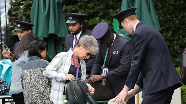 Security at Wimbledon has been stepped up after the recent UK terror attacks involving vehicles hitting pedestrians. (PA Images via Getty Images) Security at Wimbledon has been stepped up after the recent UK terror attacks involving vehicles hitting pedestrians. (PA Images via Getty Images)