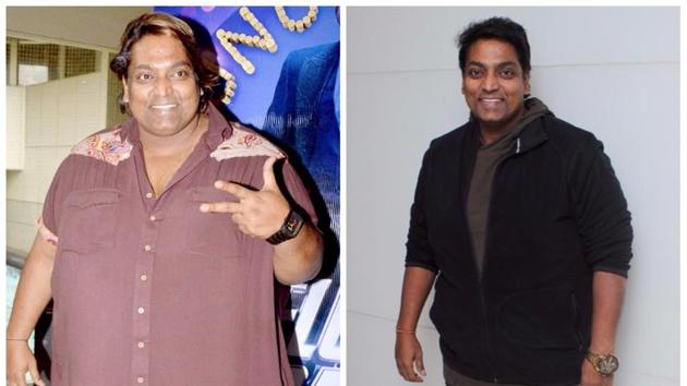 Before and after: Choreographer Ganesh Acharya says that he has lost 85 kg in the past one-and-a-half years.