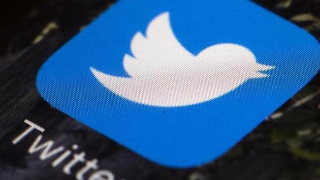 Twitter icon on a mobile phone(AP)