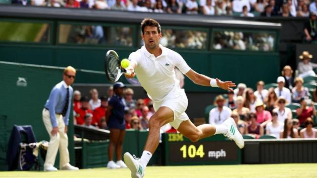Novak Djokovic advanced into the second round of Wimbledon 2017 after Martin Klizan retired in the second set. (Twitter) Novak Djokovic advanced into the second round of Wimbledon 2017 after Martin Klizan retired in the second set. (Twitter)