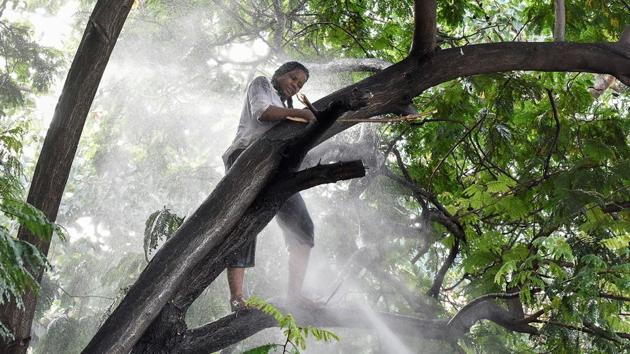 The woman remained adamant. (Kunal Patil/HT Photo)