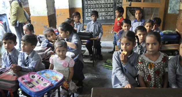 The HRD ministry, in its sanction letter sent last month, advised the Punjab government to spend at least 30% of the releases on quality of education. (HT File Photo) The HRD ministry, in its sanction letter sent last month, advised the Punjab government to spend at least 30% of the releases on quality of education. (HT File Photo)