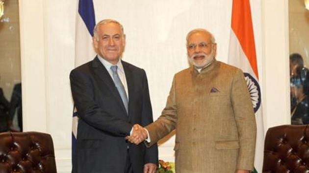 Prime Minister of Israel, Benjamin Netanyahu, meets Indian Prime Minister Narendra Modi in New York on September 28, 2014.(File Photo) Prime Minister of Israel, Benjamin Netanyahu, meets Indian Prime Minister Narendra Modi in New York on September 28, 2014.(File Photo)