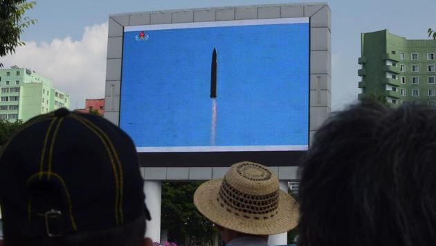 Pyongyang has conducted missile-related activities at an unprecedented pace since the start of last year, but analysts had thought it was years away from having an ICBM. (AFP)