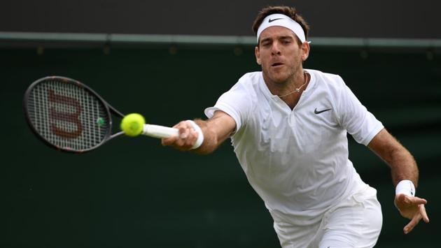 Juan Martin Del Potro beat young Aussie Thanasi Kokkinakis 6-3. 3-6, 7-6(7), 6-4. (REUTERS)