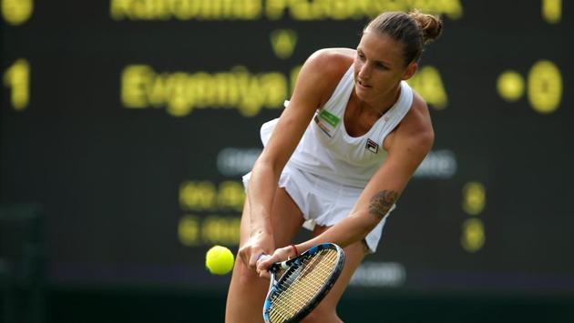 Karolina Pliskova breezed past Evgeniya Rodina with a comfortable 6-1, 6-4 win. (REUTERS)