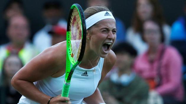 French Open champion Jelena Ostapenko defeated Belarus’ Aliaksandra Sasnovich in a three-setter. (REUTERS)