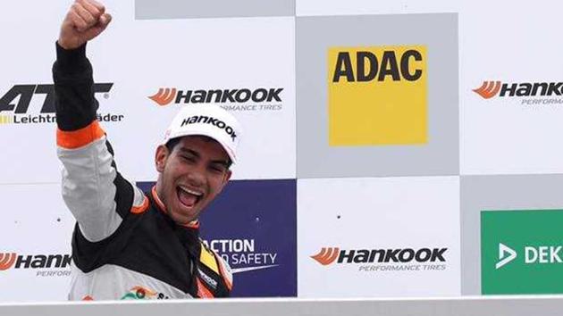 Jehan Daruvala became the first Indian to win a race in the FIA Formula 3 European Championship(HT Photo)