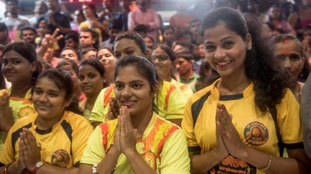 They seem to be all smiles. (Satish Bate/HT Photo) 