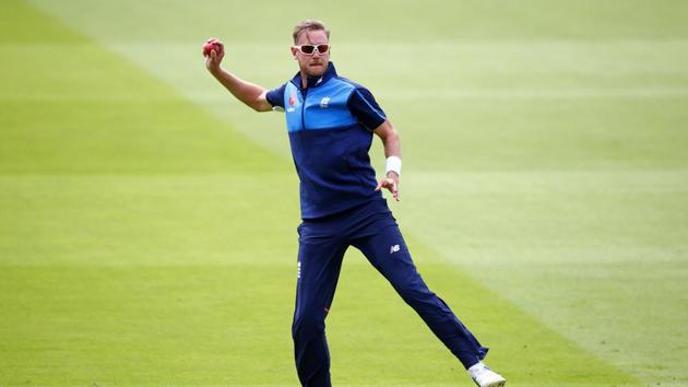England's Stuart Broad during nets ahead of the first Test against South Africa. (Reuters) England's Stuart Broad during nets ahead of the first Test against South Africa. (Reuters)