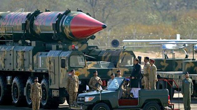 Pakistan is on course of having about 350 nuclear weapons in about a decade, the world's third-largest stockpile after the US and Russia and twice that of India. (AFP File) Pakistan is on course of having about 350 nuclear weapons in about a decade, the world's third-largest stockpile after the US and Russia and twice that of India. (AFP File)