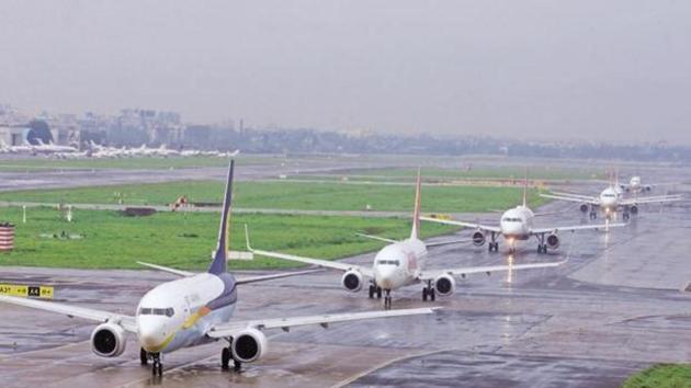 Minutes before the flight was to land, the lights went off and one of them touched her inappropriately. (HT File) Minutes before the flight was to land, the lights went off and one of them touched her inappropriately. (HT File)
