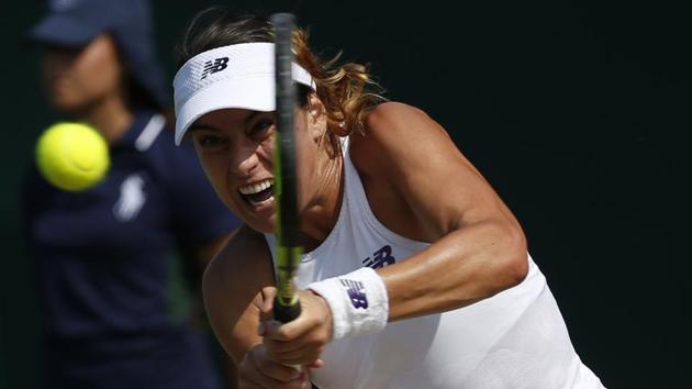 Bethanie Mattek-Sands of the United States suffered a horrifying knee injury and had to be sent to hospital. (AP) Bethanie Mattek-Sands of the United States suffered a horrifying knee injury and had to be sent to hospital. (AP)