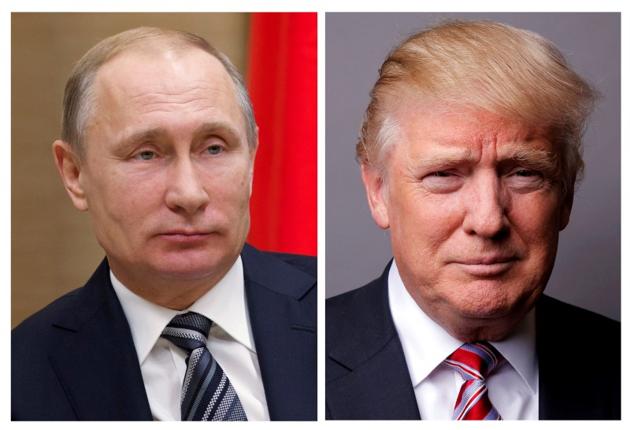 A combination of file photos of Russian President Vladimir Putin and US President Donald Trump. (Reuters) A combination of file photos of Russian President Vladimir Putin and US President Donald Trump. (Reuters)