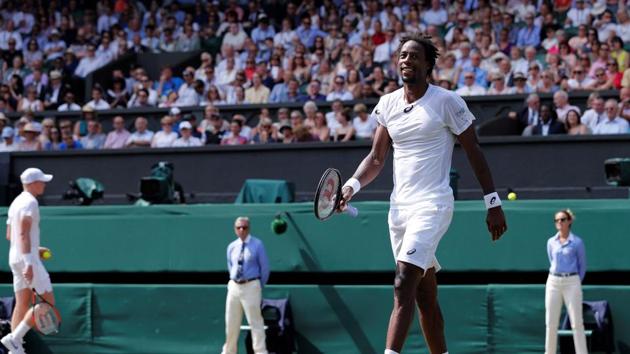 France's Gael Monfils got the better of England’s Kyle Edmund 7-6 (1), 6-4,6-4 to advance to the third round. (AFP) France's Gael Monfils got the better of England’s Kyle Edmund 7-6 (1), 6-4,6-4 to advance to the third round. (AFP)