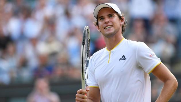 Dominic Thiem survived a scare against France’s Gilles Simon but recovered to win 5-7, 6-4,6-2,6-4 to advance to the third round. (REUTERS) Dominic Thiem survived a scare against France’s Gilles Simon but recovered to win 5-7, 6-4,6-2,6-4 to advance to the third round. (REUTERS)