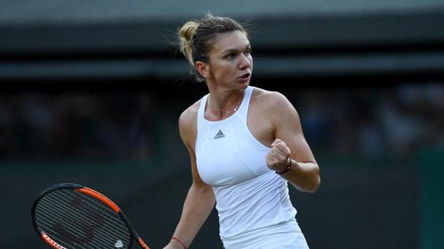 Simona Halep powered past China’s Peng Shuai 6-4, 7-6(7) to enter women’s singles last 16. The second seed will now face Victoria Azarenka for a place in the quarter-finals. (Twitter )