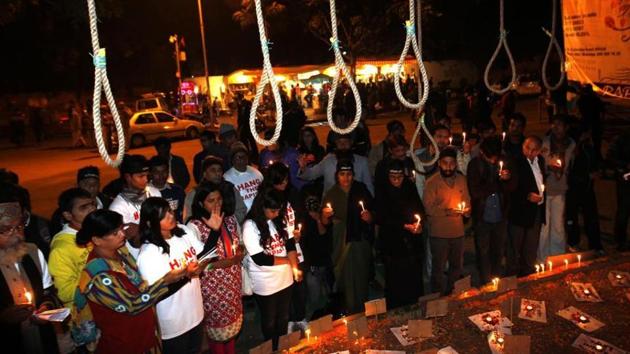 A representational picture of a candle march demanding strict punishment for accused in the Delhi gang-rape case. (File) A representational picture of a candle march demanding strict punishment for accused in the Delhi gang-rape case. (File)