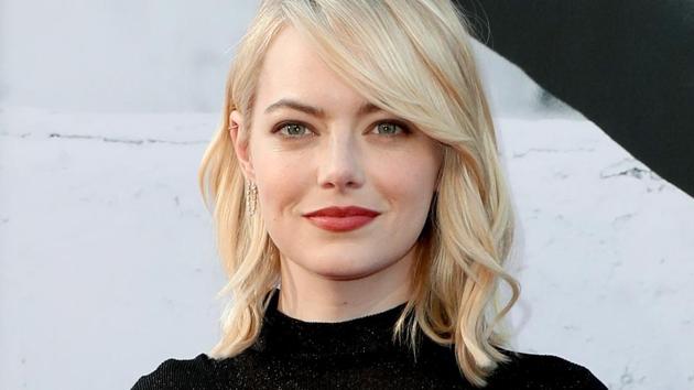 Emma Stone arrives at American Film Institute's 45th Life Achievement Award Gala Tribute to Diane Keaton. (AFP) Emma Stone arrives at American Film Institute's 45th Life Achievement Award Gala Tribute to Diane Keaton. (AFP)