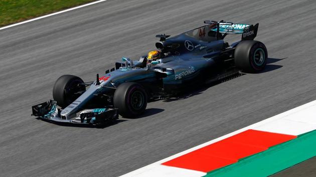 Mercedes' Lewis Hamilton during practice ahead of Sunday’s Austrian Grand Prix (REUTERS) Mercedes' Lewis Hamilton during practice ahead of Sunday’s Austrian Grand Prix (REUTERS)