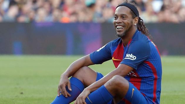 Ronaldinho and some of the biggest names from football are set to play two charity matches in Pakistan this weekend.(AFP)