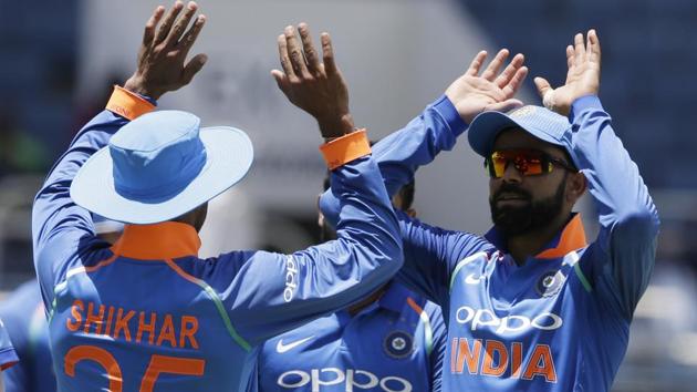 Eventually, India restricted the West Indies to 205/9 in 50 overs. (AP) Eventually, India restricted the West Indies to 205/9 in 50 overs. (AP)
