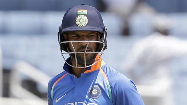 India did not start well in reply as they lost opener Shikhar Dhawan in the first over. (AP) India did not start well in reply as they lost opener Shikhar Dhawan in the first over. (AP)