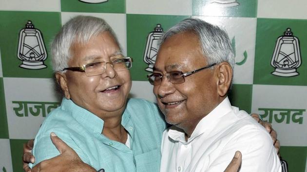 Bihar chief minister Nitish Kumar has remained silent on the CBI raids against RJD chief Lalu Prasad.(PTI File Photo)