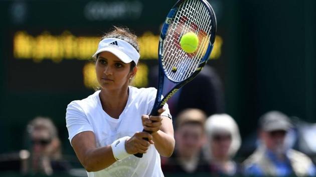 Sania Mirza and her Belgian partner Kirsten Flipkens got the better of British pair Naomi Broady-Heather Watson to enter the third round of women’s doubles. (Twitter )