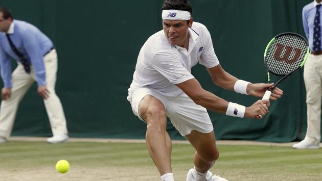 Sixth seed Milos Raonic recorded 55 winners on his way to a 7-6(3), 6-4, 7-5 victory over Spaniard Albert Ramos-Vinolas in the third round match. (Twitter )