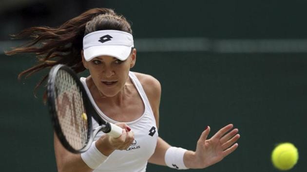 Poland’s ninth-seed Agnieszka Radwanska came back from a set down to beat Switzerland’s Timea Bacsinszky 3-6, 6-4, 6-1 on Saturday and reach the last 16. (Twitter )