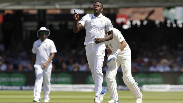 South Africa's Kagiso Rabada has been suspended for the second Test against England.(AP)