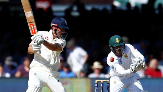 England ended day three 216 runs ahead as Alastair Cook stroked his 54th Test fifty. Get Day 3 full cricket score of England vs South Africa here (Action Images via Reuters) England ended day three 216 runs ahead as Alastair Cook stroked his 54th Test fifty. Get Day 3 full cricket score of England vs South Africa here (Action Images via Reuters)