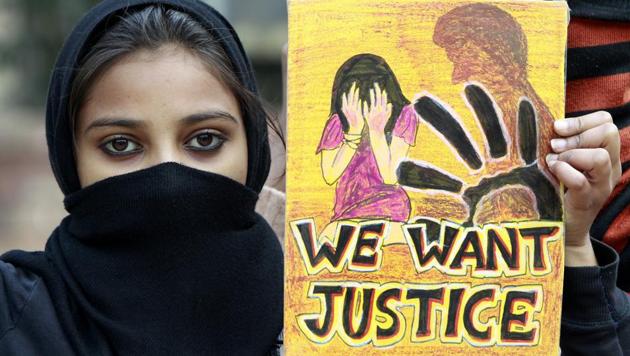 Students carry out a 'Black Day' protest at Jantar Mantar seeking justice for the December 16 gang rape victim in New Delhi.(Sonu Mehta/HT File Photo) Students carry out a 'Black Day' protest at Jantar Mantar seeking justice for the December 16 gang rape victim in New Delhi.(Sonu Mehta/HT File Photo)