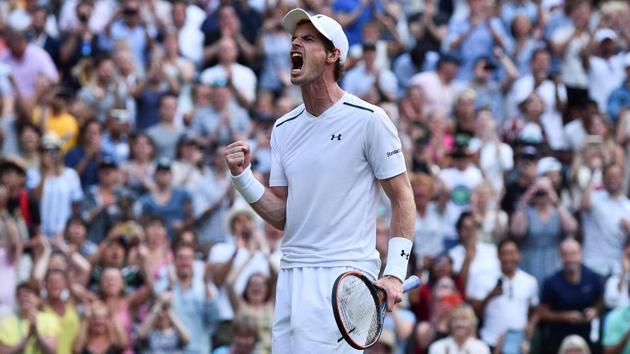 Defending champion Andy Murray had to dig deep for a 6-2, 4-6, 6-1, 7-5 win over Italy’s Fabio Fognini. (AFP)