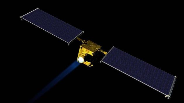 Artist concept of NASA’s Double Asteroid Redirection Test (DART) spacecraft. DART, which is moving to preliminary design phase, would be NASA’s first mission to demonstrate an asteroid deflection technique for planetary defence.(NASA) Artist concept of NASA’s Double Asteroid Redirection Test (DART) spacecraft. DART, which is moving to preliminary design phase, would be NASA’s first mission to demonstrate an asteroid deflection technique for planetary defence.(NASA)