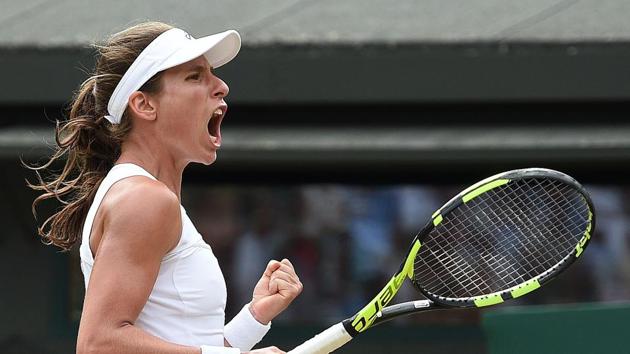 Johanna Konta has been impressive so far and came through an intense and high-quality battle with Donna Vekic in the second round of Wimbledon. (AFP) Johanna Konta has been impressive so far and came through an intense and high-quality battle with Donna Vekic in the second round of Wimbledon. (AFP)